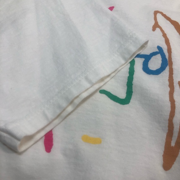 John Lennon Estate Art Tee double sided, large image on back Oneita Tag Cotton - Picture 6 of 16